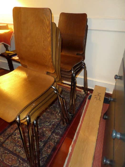 IKEA Chairs (8 available) and Table