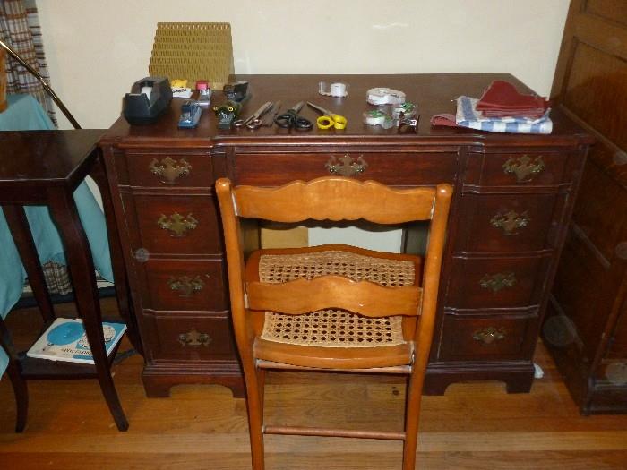 Vintage mahogany desk