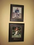 Johnny Unitas and Joe Namath signed prints