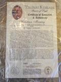 Thomas Kinkade COA