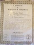 Thomas Kinkade COA