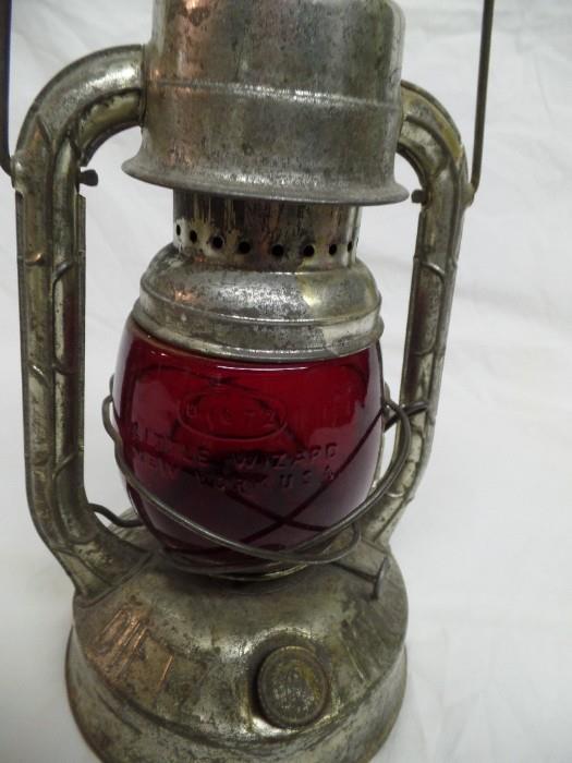 Vintage Little Wizard Railroad Oil Lantern          http://www.ctonlineauctions.com/detail.asp?id=363903
