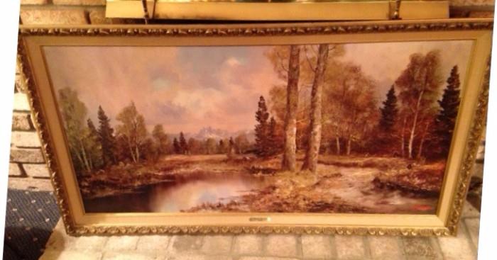 SIGNED OIL PAINTING