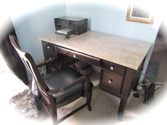writing desk and chair