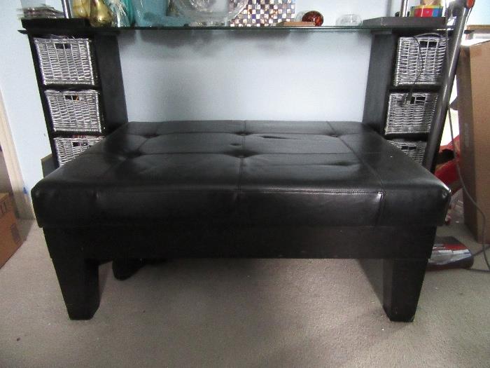 large hassock/cocktail table