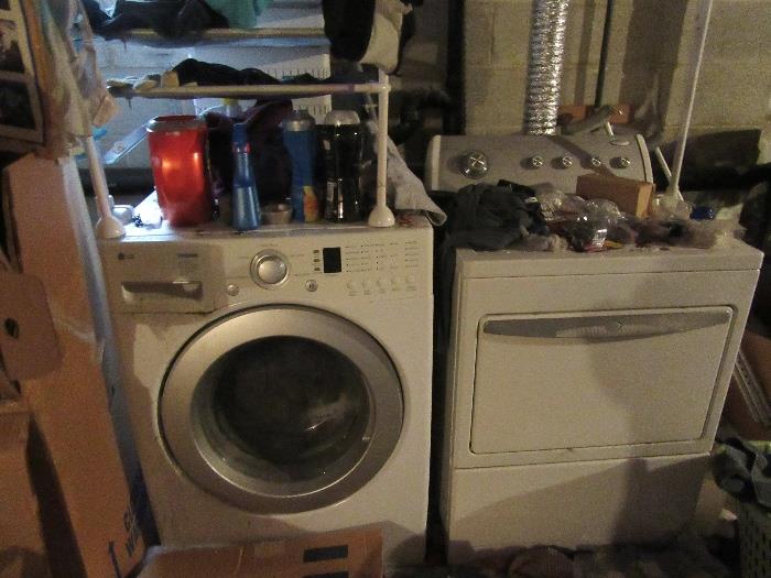 Whirlpool washer and LG dryer