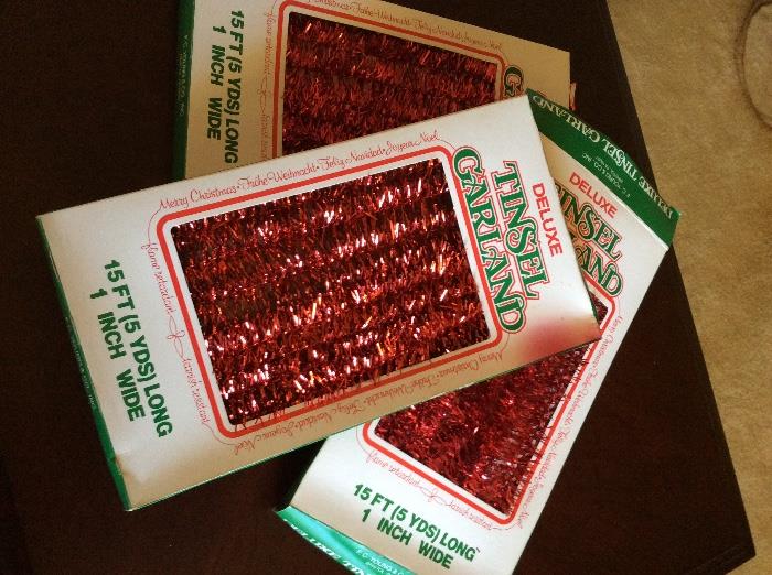 Made in USA tinsel