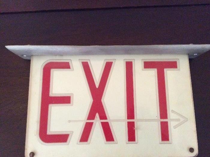 LiteCraft Exit sign - there are 2