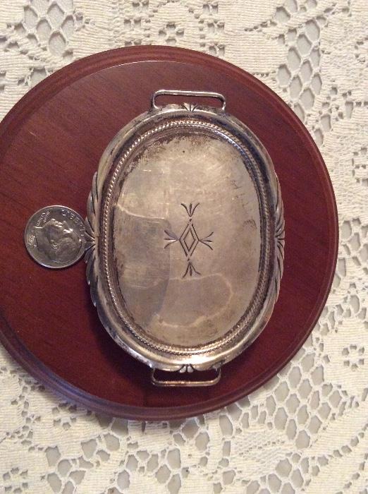 Sterling miniature tray