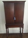 Cabinet on legs purchased from French Consulate in Manhattan 