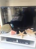 Variety of shells; flat screen TV