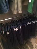 Men's jeans, shorts, and other clothes