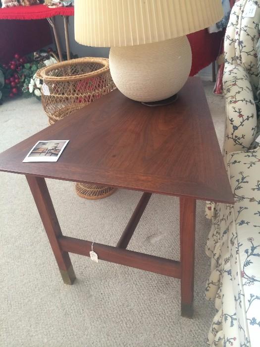 Mid-Century Modern triangular table