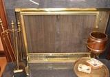 Brass Fireplace Screen