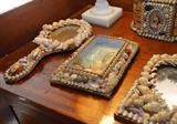 Seashell Covered Mirrors & Frames