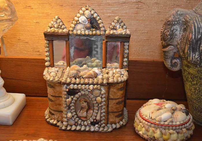 Collection of Amazing Handcrafted Seashell Trinket Boxes