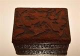 Asian/Oriental Cinnabar Trinket Box