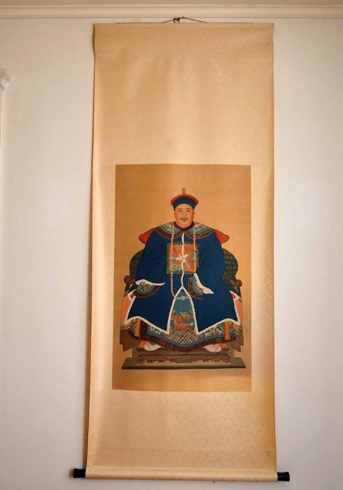 Chinese Emperor & Empress Scroll Paintings