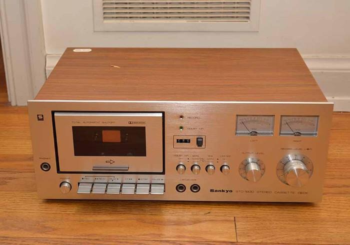Vintage Sankyo Stereo Cassette Player