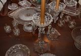 Cut Glass Candlesticks