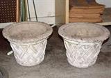 Concrete Garden Planters / Pots