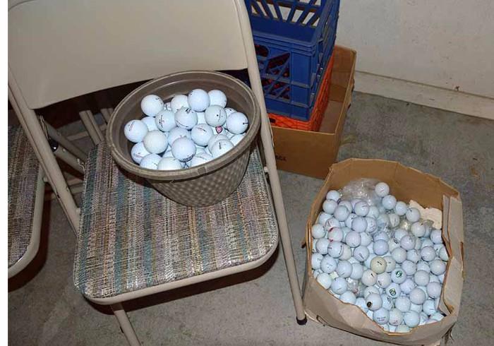 Golf Balls and Golf Clubs
