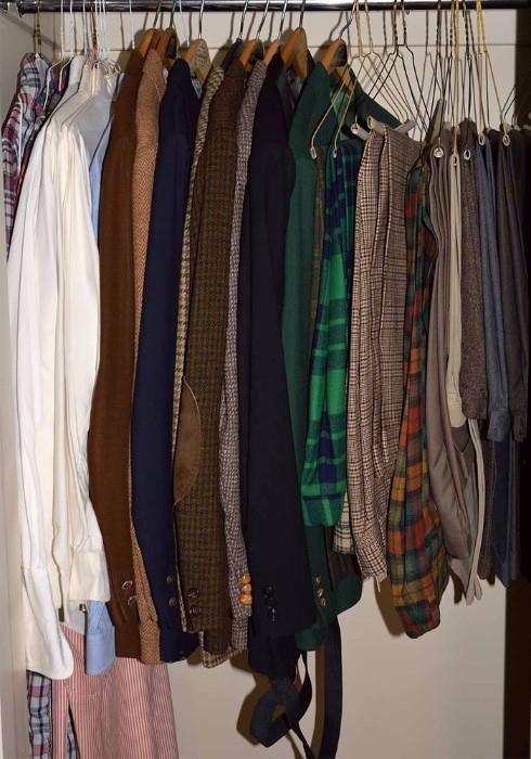 Men's Clothing (Suits, Slacks, Shirts, Sweaters, Golf Pants, Etc.)