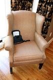 Ethan Allen upholstered wingback chair