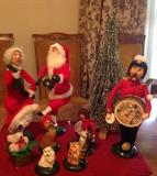 A sampling of Byers' Choice carolers