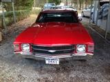 Front View of this beauty 350 1971 Chevelle Malibu 350.