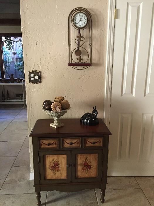 Toll painted entry way cabinet