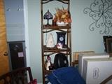 RATTAN ETAGERE, & MORE STUFF
