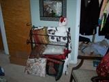 QUILT RACK & PILLOWS