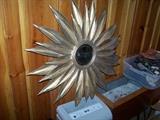 SUNBURST METAL MIRROR