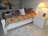 Broyhill King bed and Night stand ( 1 of 2 ), 1 of 2  matching lamps