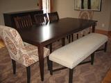 Ethan Allen Rowan Dining Table w 3 Leaves