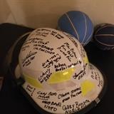 Signed by many of the Rescue Task Forces that saved lives April 19, 1995 during the Oklahoma City bombing...