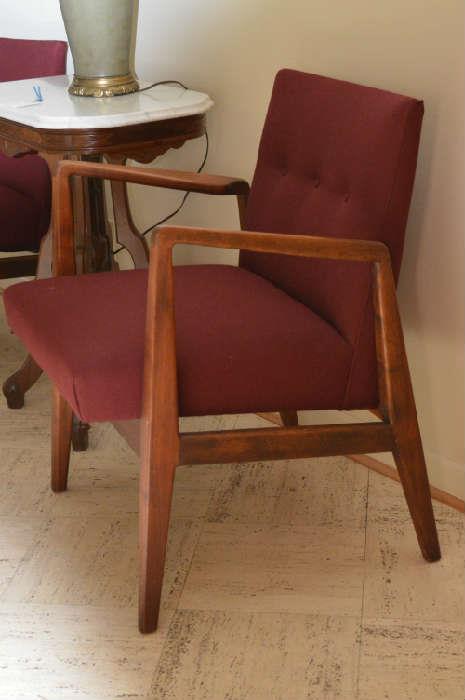 Mid-Century Modern Jens Risom Chairs (total of 4 chairs)