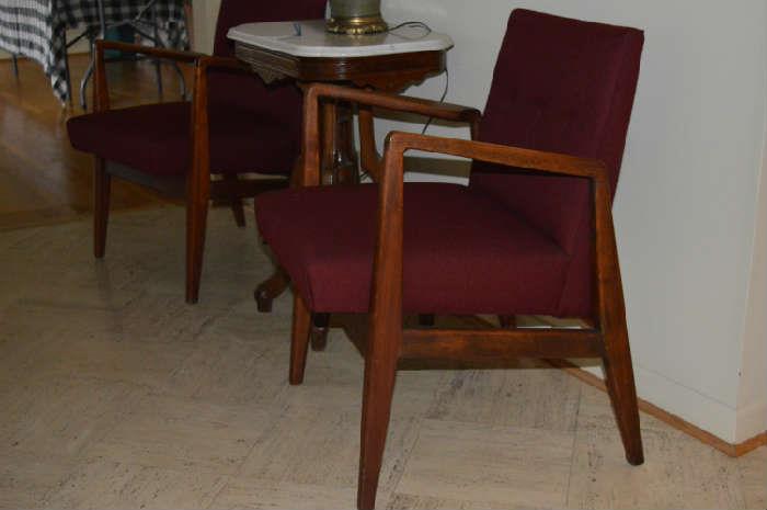 Mid-Century Modern Jens Risom Chairs