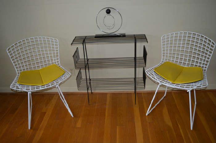 Knoll Bertoia Wire Mid-Century Modern Chairs 