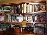 coffee table books, art books, medical books, vintage pipes, CDs