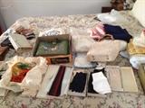 40s 50s 60s vintage purses, handbags, mens skinny ties, wallets, gloves