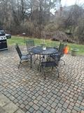 Woodard Patio Set - Round table and 4 chairs