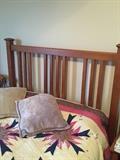 Mission styled headboard