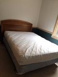 #3 Queen oak headboard $75
#2 queen mattress set $75