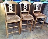#23 (3) barstools 27 in. seat height $30 each