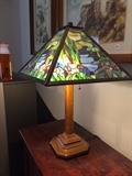 #50 (2) Stain glass lamps $150 each