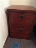 #28 oak filing cabinet 21x24x30 $100