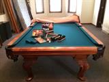 #42 Pool table with supplies $2000