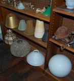 Old Lamp Shades Lighting and Fixture parts
